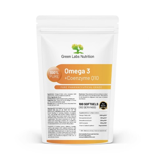 Omega coenzym q10 kapseln - omega-3, +