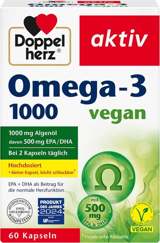 Doppelherz omega 1000 vegan - doppelherz, omega-3