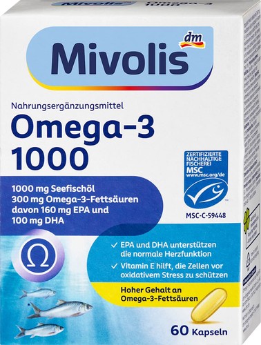 Mivolis omega 1000 kapseln - 1000,,