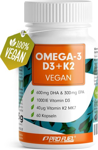 Omega vegan k2 - vegan, d3