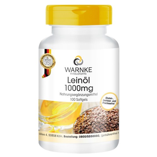 Leinöl 1000 100 softgels - mg,